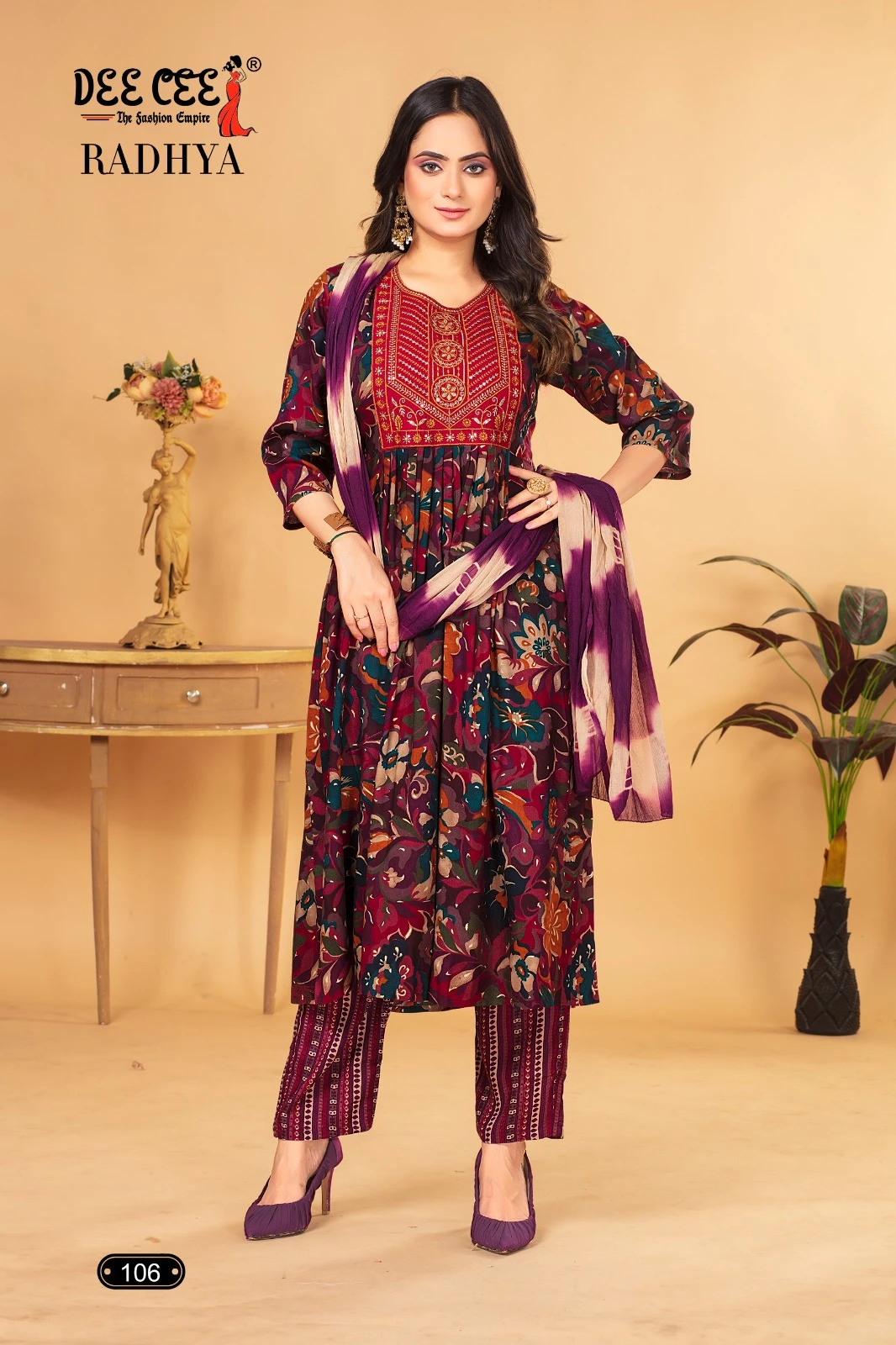 Deecee Radhya Rayon Foil Print Wholesale Readymade Salwar Suit Catalog — Wholesale Salwar Suits, MPA wholesale from Surat - Gallery Image 5